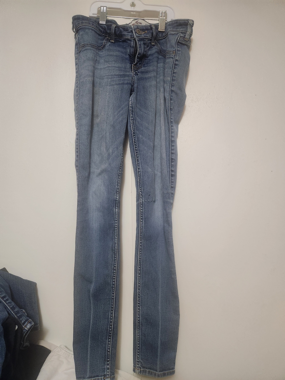 Hollister Light Blue Skinny Jeans - Faded Wash